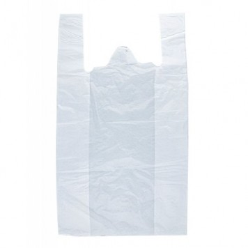 Пакет-майка 28х50 см 14 мкм, белая 100 штук в упаковке /20