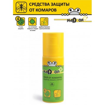 Спрей от комаров и мошек Nadzor, 100 мл /36