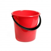 Ведро пластиковое 5 литров, мерное без крышки (цвет в ассортименте)