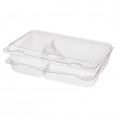 Контейнер с неразъемной крышкой РК-25С6 2500 мл, 265х193х50 мм (120 шт в упаковке)