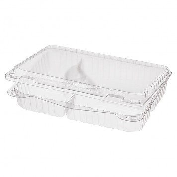 Контейнер с неразъемной крышкой РК-25С6 2500 мл, 265х193х50 мм (120 шт в упаковке)