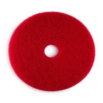 Пад для поломоечных машин D20` (50см) красный, мягкой абразивности, 5 шт упак-1