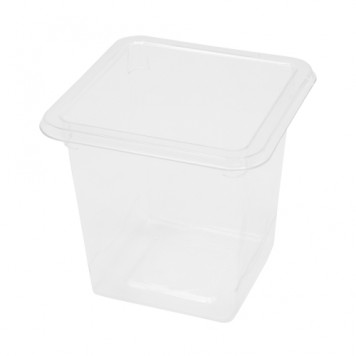 Контейнер ПР-СТ-80х75 мм 220 мл прозрачный ПЭТ /360