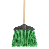 Метла пластм. плоская "Оптима" с черенком
