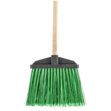 Метла пластм. плоская "Оптима" с черенком