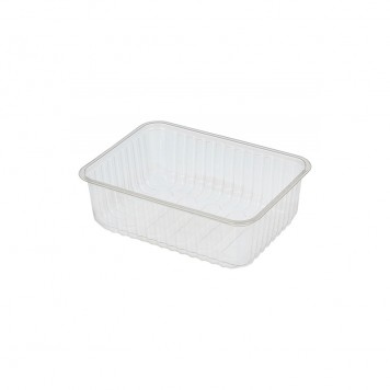 Контейнер прямоугольный без крышки К-179 1000 мл, 179х132х64 мм прозрачный ДП (50 шт в упаковке, 500 шт в коробке)