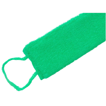 Мочалка для тела вязаная Pleasure сolor синтетическая с поролоном, длинные ручки