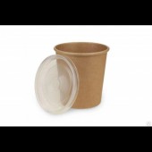Крышка для бумажного контейнера 450 мл d-98 мм ПП/600