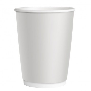 Стакан одноразовый бумажный 2сл 250 мл d=80мм для горячего черный (25 шт в упаковке) /500-1