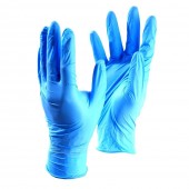 Перчатки нитриловые смотровые неопудренные голубые XL 100 шт./уп.Foxy-Gloves