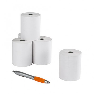 Чековая лента из термобумаги 57 мм (намотка 19 м, втулка 12 мм) d=36/24/240