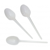 Ложка столовая пластиковая белая 16,5 см 100 шт /20