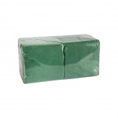 Салфетки бумажные 24х24 см, 1-слойные, зеленые, 400 листов в упаковке Б/10