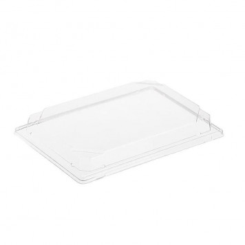 Крышка для контейнера СП-25, 242х168х30 мм, прозрачная, в коробке 220 штук