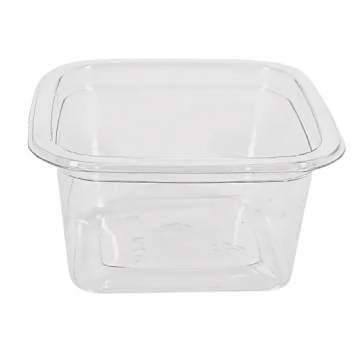 Контейнер одноразовый без крышки ПЭТ СПК-0909 93х93х48 мм 200мл прозрачный ( 50 шт в спайке) /500