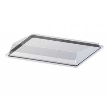 Крышка для контейнера КД-305, 191х144х45 мм прозрачная /640