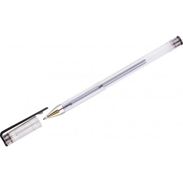 Ручка гелевая неавтоматическая OfficeSpace черная (толщина линии 0,5 мм)